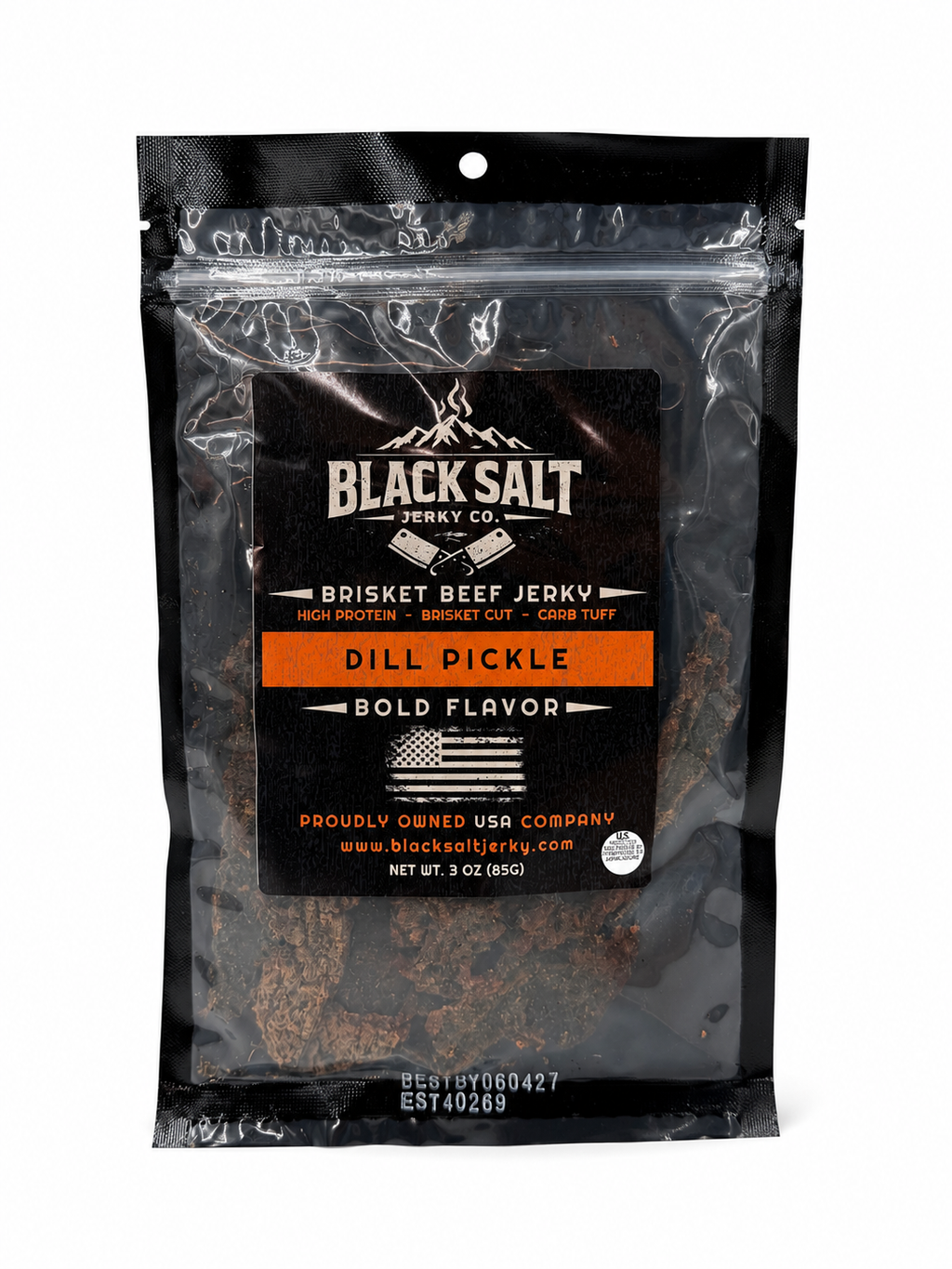 Black Salt Jerky Co. Dill Pickle 3 oz.