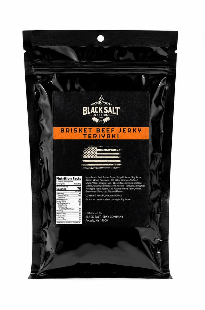 Black Salt Jerky Co. Teriyaki 3 oz.