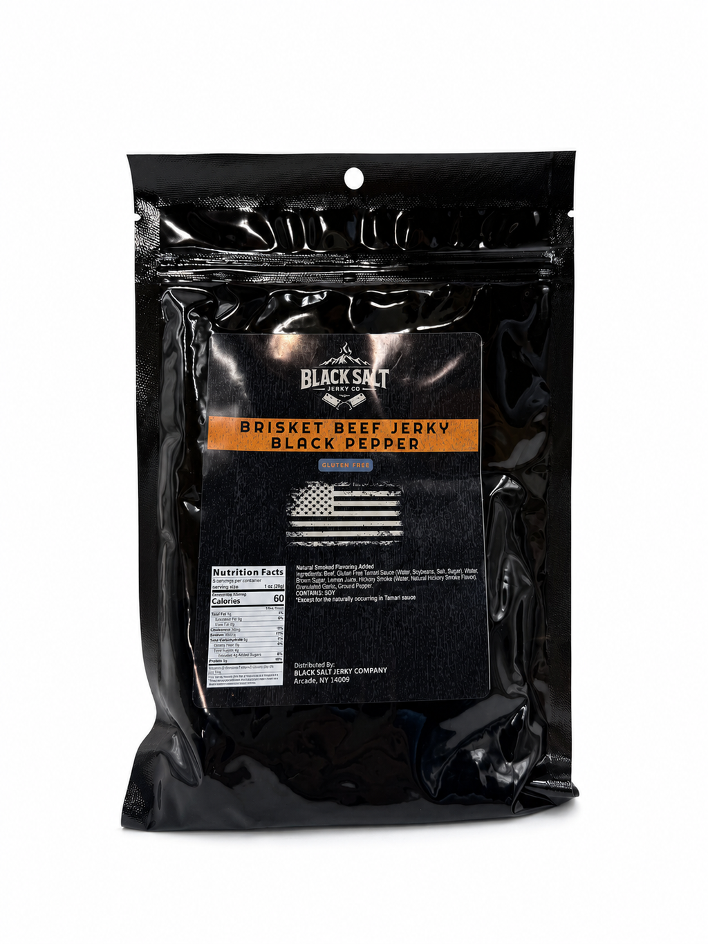 Black Salt Jerky Co. Black Pepper 3 oz.