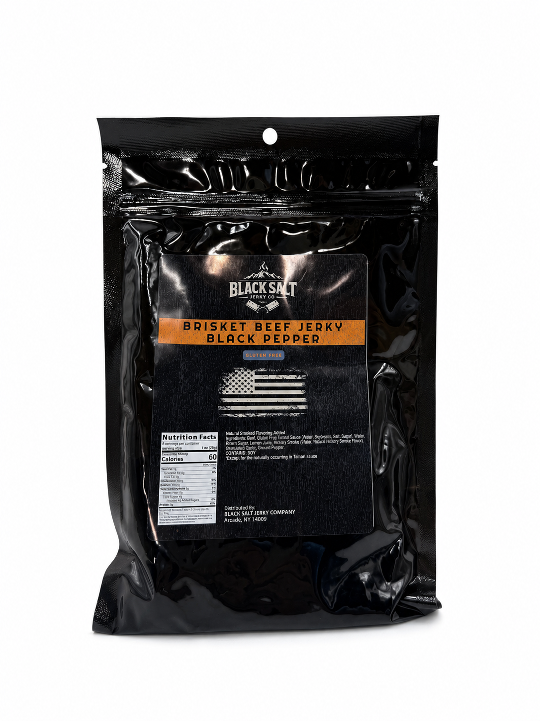 Black Salt Jerky Co. Black Pepper 3 oz.