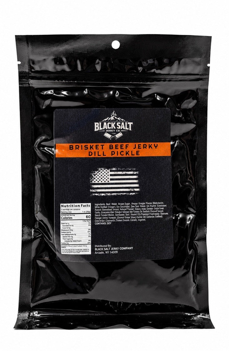 Black Salt Jerky Co. Dill Pickle 3 oz.