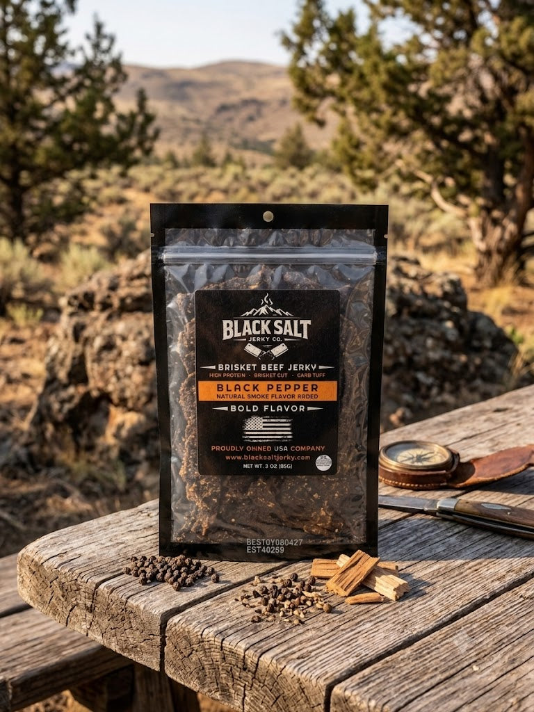 Black Salt Jerky Co. Black Pepper 3 oz.