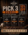 Black Salt Jerky Co. Pick 3 Bundle