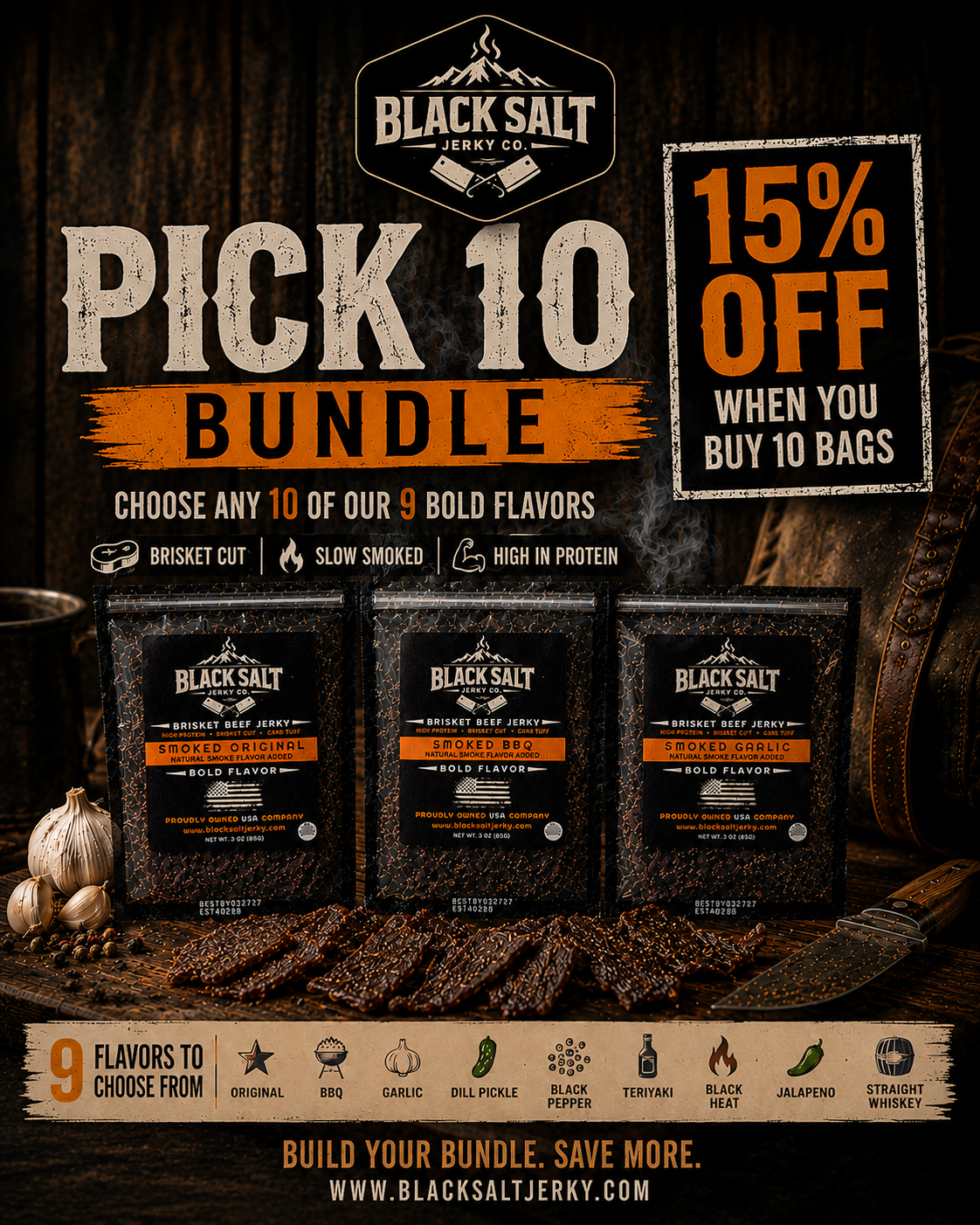 Black Salt Jerky Co. Pick 10