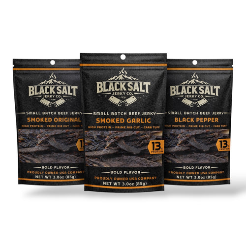 Black Salt Jerky Co. 3 Pack
