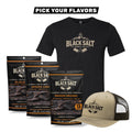 Black Salt Jerky Co. Gift Pack Hat Tee Combo