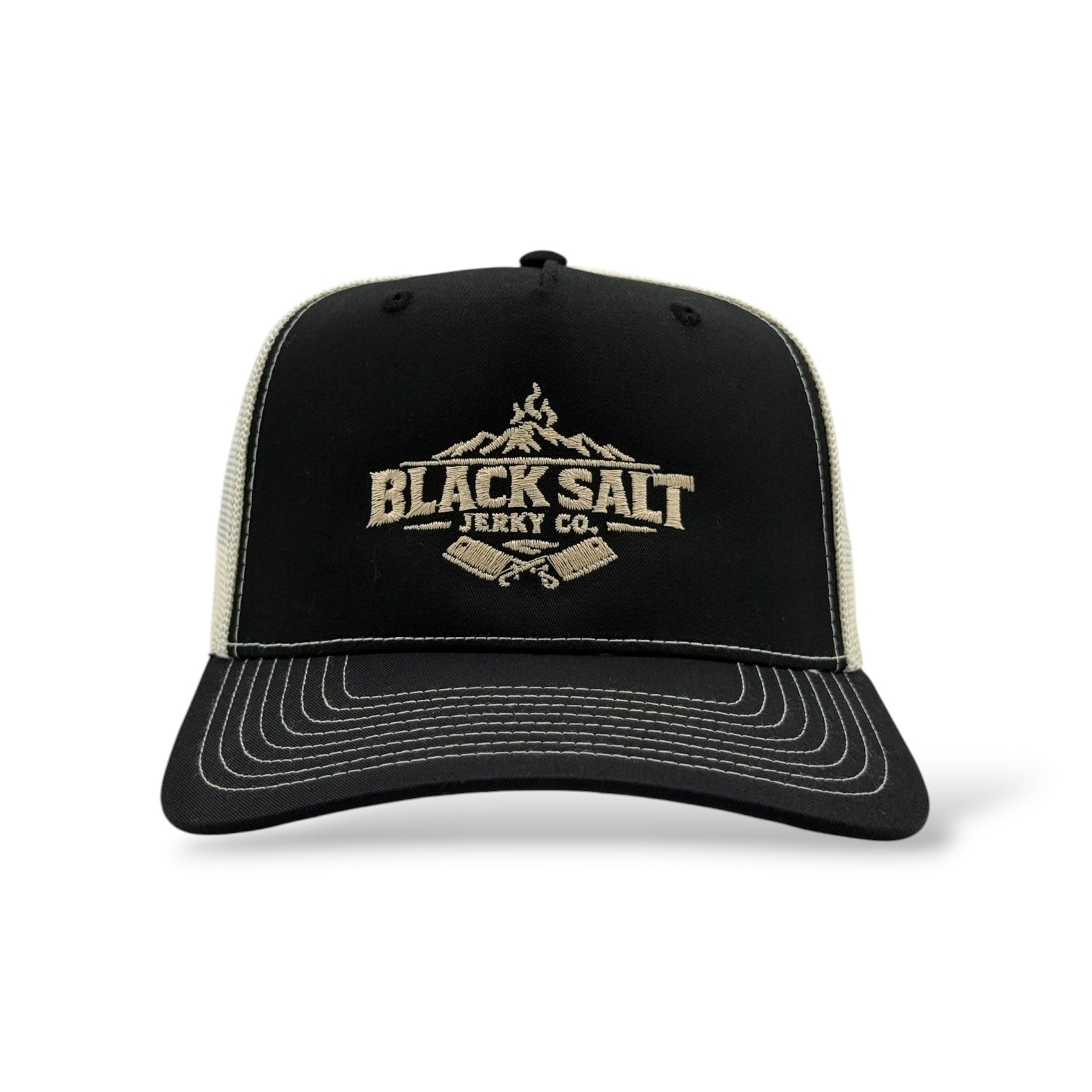 Black Salt Jerky Co. Richardson 112FPC Black/Khaki