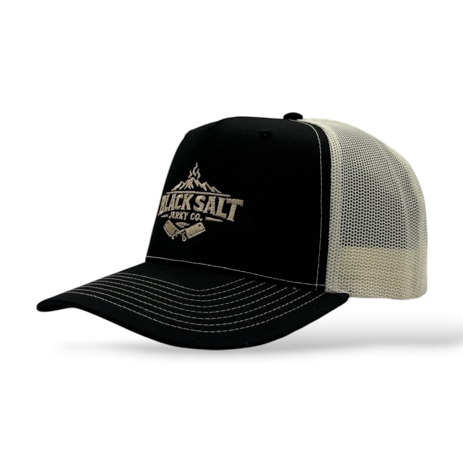 Black Salt Jerky Co. Richardson 112FPC Black/Khaki