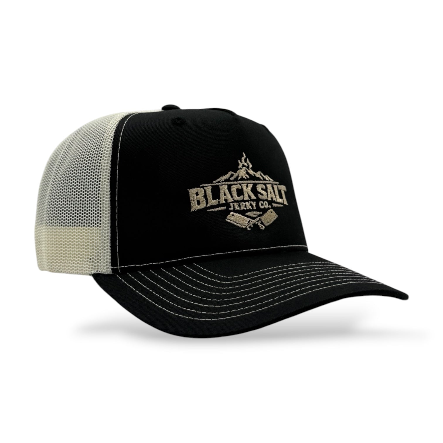 Black Salt Jerky Co. Richardson 112FPC Black/Khaki