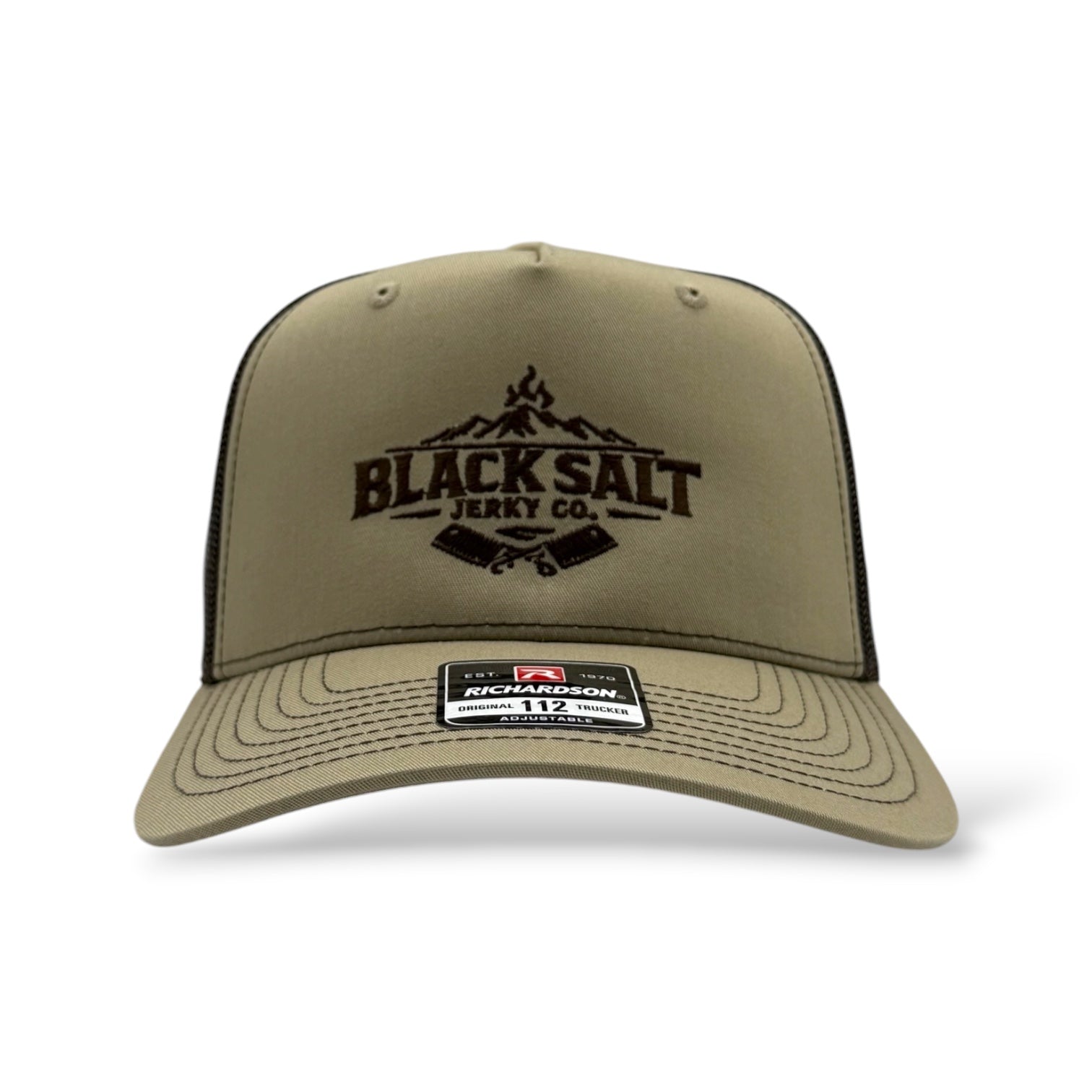 Black Salt Jerky Co. Richardson 112FPC Khaki Brown