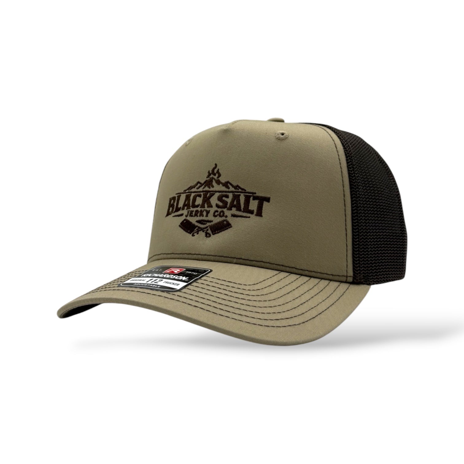 Black Salt Jerky Co. Richardson 112FPC Khaki Brown