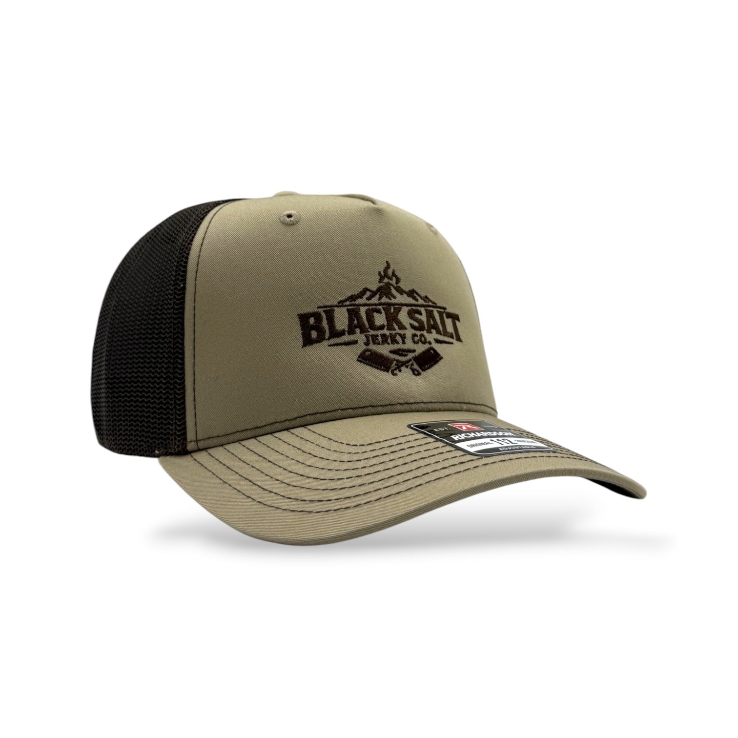 Black Salt Jerky Co. Richardson 112FPC Khaki Brown