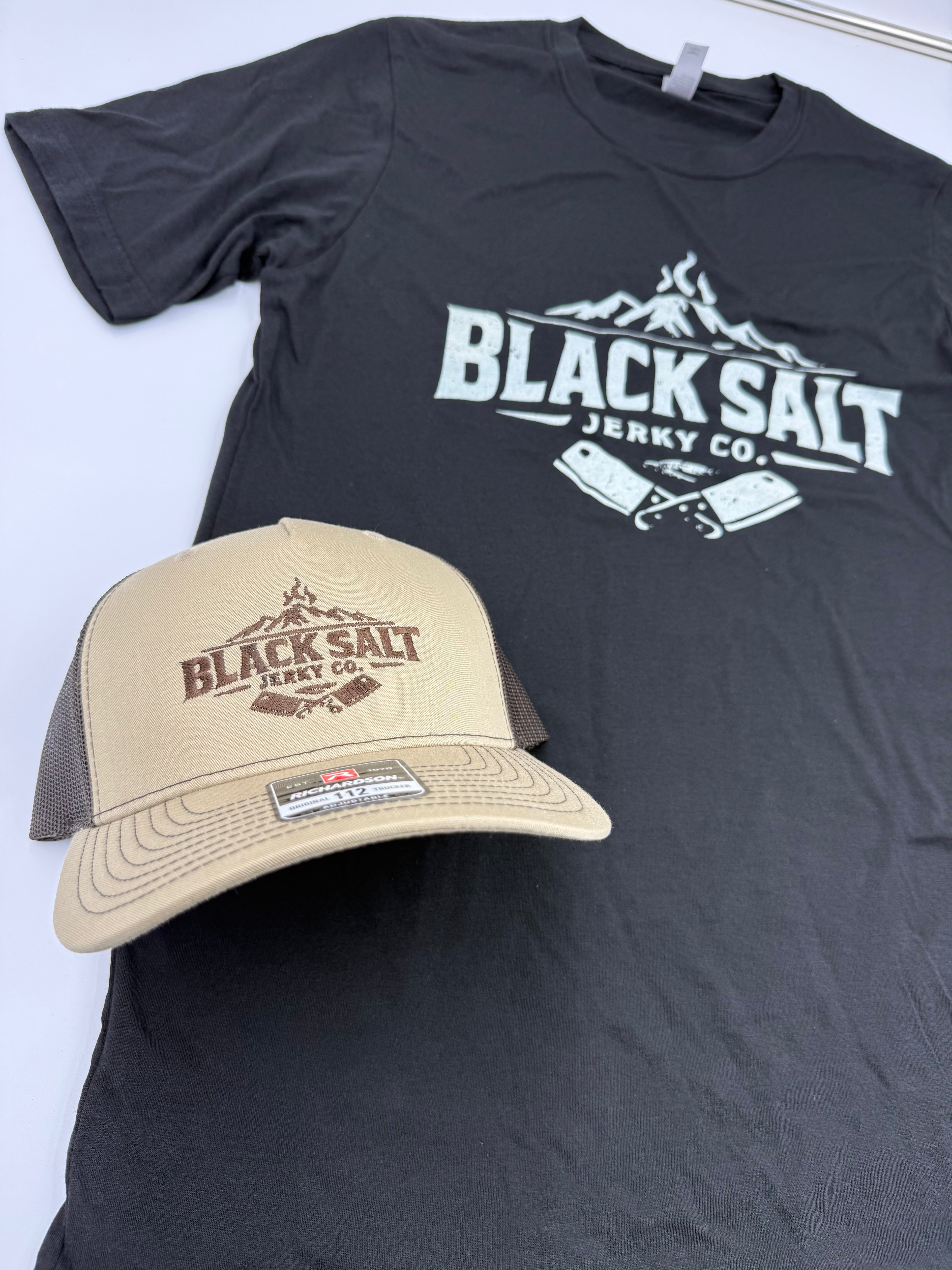 Black Salt Jerky Co. Hat Tee Combo