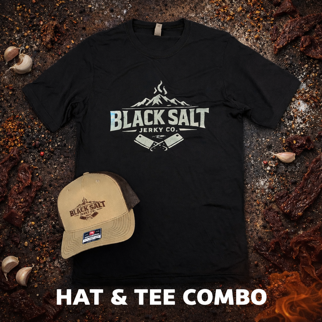 Black Salt Jerky Co. Hat Tee Combo