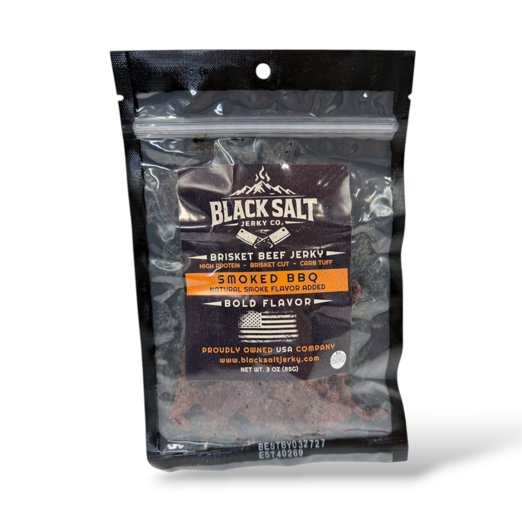 Black Salt Jerky Co. Smoked BBQ Original 3oz.