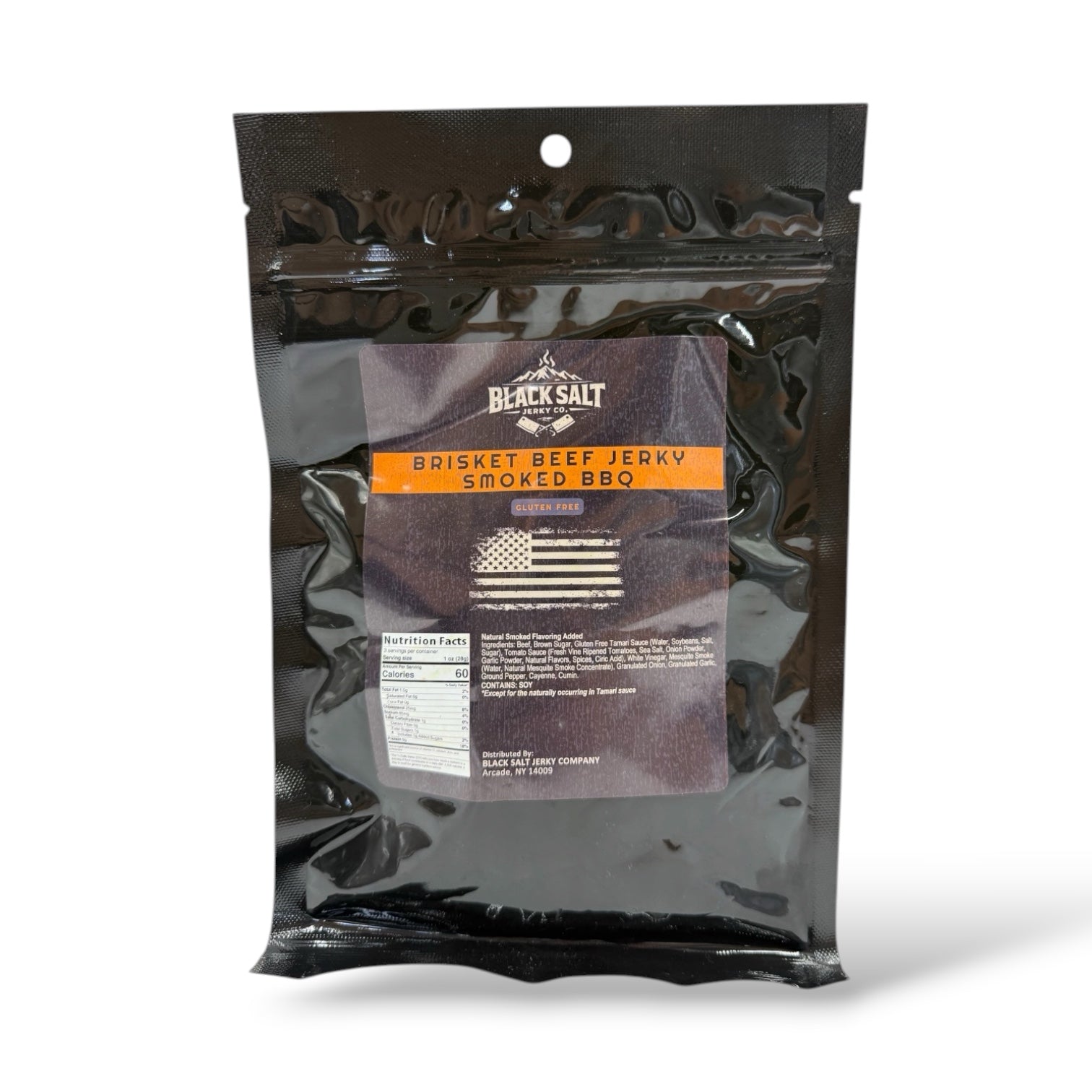 Black Salt Jerky Co. Smoked BBQ Original 3oz.